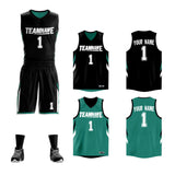 Custom Double Side Basketball Jersey Sets Sports Uniform for Men/Boys