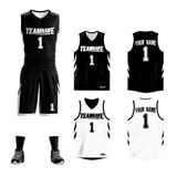 Custom Double Side Basketball Jersey Sets Sports Uniform for Men/Boys