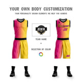 Custom Gradient Fashion Basketball Jersey Sets For Sport