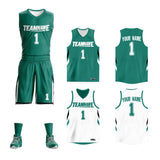 Custom Double Side Basketball Jersey Sets Sports Uniform for Men/Boys