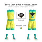 Custom Gradient Fashion Basketball Jersey Sets For Sport