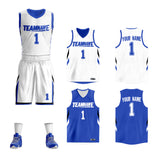 Custom Double Side Basketball Jersey Sets Sports Uniform for Men/Boys