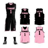 Custom Double Side Basketball Jersey Sets Sports Uniform for Men/Boys
