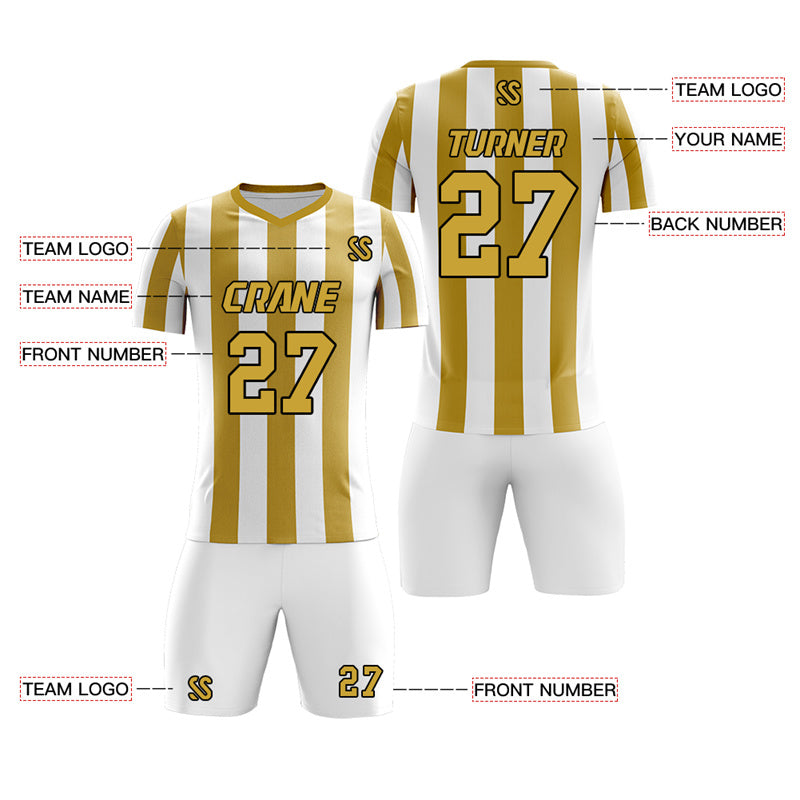Custom Soccer Jersey Sets Outdoor Short Sleeve Sportwear