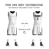 Custom Double Side Basketball Jersey Sets Sports Uniform for Men/Boys