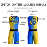 Custom Gradient Fashion Basketball Jersey Sets For Sport