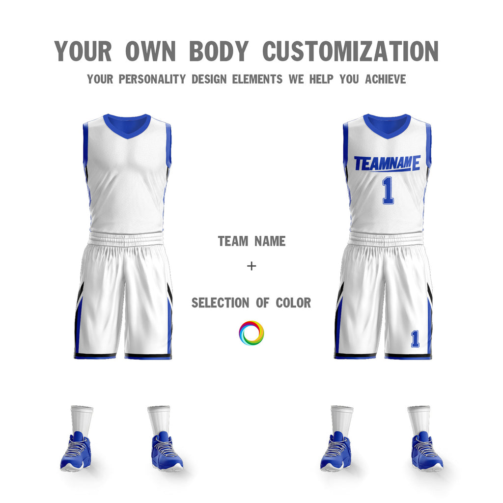 Custom Double Side Basketball Jersey Sets Sports Uniform for Men/Boys