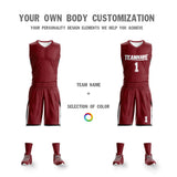 Custom Double Side Basketball Jersey Sets Sports Uniform for Men/Boys