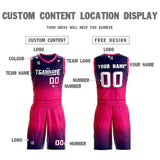 Custom Gradient Fashion Basketball Jersey Sets For Sport