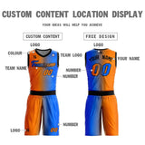 Custom Gradient Fashion Basketball Jersey Sets For Sport