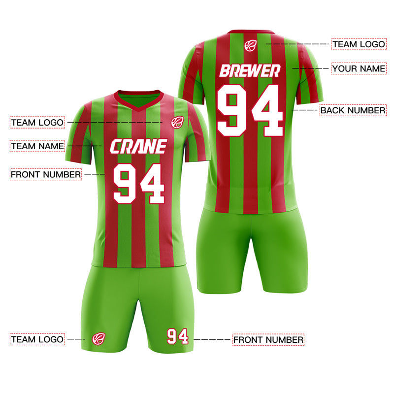Custom Soccer Jersey Sets Tracksuit Jersey Game Training Uniform
