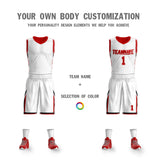 Custom Double Side Basketball Jersey Sets Sports Uniform for Men/Boys