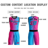 Custom Gradient Fashion Basketball Jersey Sets For Sport