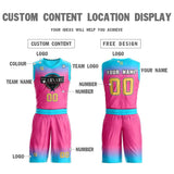 Custom Gradient Fashion Basketball Jersey Sets For Sport