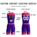 Custom Gradient Fashion Basketball Jersey Sets For Sport
