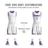 Custom Double Side Basketball Jersey Sets Sports Uniform for Men/Boys