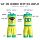 Custom Gradient Fashion Basketball Jersey Sets For Sport