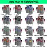 Custom Classic Basketball Jersey Tops Personalzied Shirt for Men/Women/Youth
