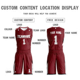 Custom Double Side Basketball Jersey Sets Sports Uniform for Men/Boys