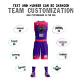 Custom Gradient Fashion Basketball Jersey Sets For Sport