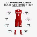 Custom Double Side Basketball Jersey Sets Sports Uniform for Men/Boys