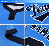 Custom Two-Button Baseball Jersey Classic Style Team Shirts For Adults