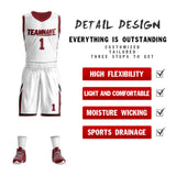 Custom Double Side Basketball Jersey Sets Sports Uniform for Men/Boys