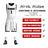 Custom Double Side Basketball Jersey Sets Sports Uniform for Men/Boys