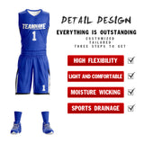 Custom Double Side Basketball Jersey Sets Sports Uniform for Men/Boys