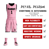 Custom Double Side Basketball Jersey Sets Sports Uniform for Men/Boys