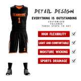 Custom Double Side Basketball Jersey Sets Sports Uniform for Men/Boys