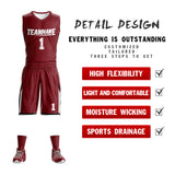 Custom Double Side Basketball Jersey Sets Sports Uniform for Men/Boys