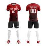 Custom Soccer Jersey Sets Sports Triangle Collar Training Large Uniform