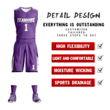 Custom Double Side Basketball Jersey Sets Sports Uniform for Men/Boys