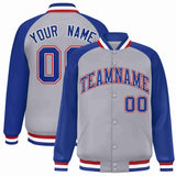 Custom Raglan Sleeves Jacket Design Fashion Baseball Coat
