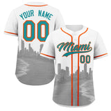 Custom Miami City Connect Baseball Jersey