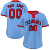 Custom Two-Button Baseball Jersey Classic Style Button Down  Sports Shirts Uniforms