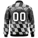 Custom Full-Zip Color Block College Jacket Stitched Name Number Big Size