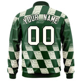 Custom Full-Zip Color Block College Jacket Stitched Name Number Big Size
