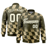 Custom Full-Zip Color Block Lightweight College Jacket Stitched Text Logo for Adult