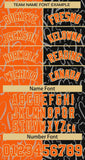 Custom Full-Snap Split Fashion Graffiti Style College Jacket Stitched Logo for Men