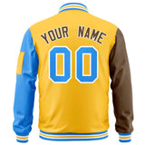 Custom Full-Zip Raglan Sleeves College Jacket Lightweight Stitched Letters Logo Size S-6XL