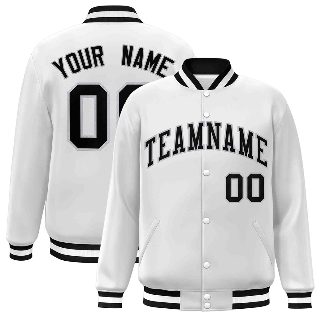 Custom Classic Style Jacket Design Unisex Baseball Coat