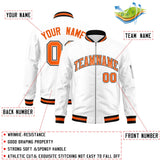 Custom Full-Zip Pure College Jacket Stitched Name Number Big Size