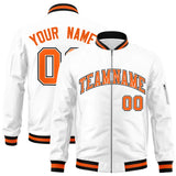 Custom Full-Zip Pure College Jacket Stitched Name Number Big Size