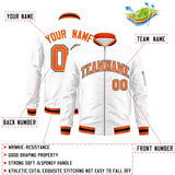 Custom Full-Zip Pure College Jacket Stitched Name Number Big Size