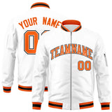 Custom Full-Zip Pure College Jacket Stitched Name Number Big Size