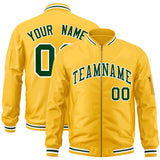 Custom Full-Zip Pure College Jacket Stitched Name Number Big Size