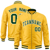 Custom Full-Zip Pure College Jacket Stitched Name Number Big Size