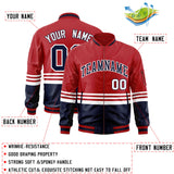 Custom Full-Zip Color Block Baseball Jackets Stitched Letters Logo for Adult